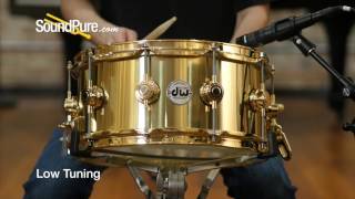 Video thumbnail for DW 6.5x14 Collectors Series Bell Brass Snare Drum Quick n' Dirty by soundpurestudios