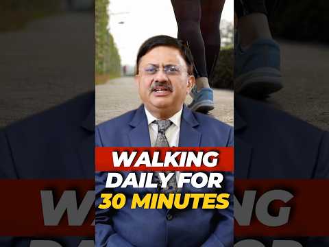 Täglich 30 Minuten spazieren gehen.