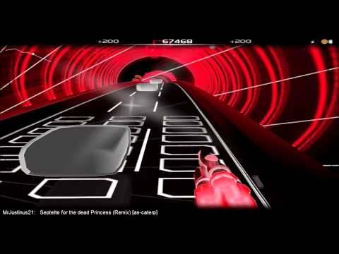 [HD] Septette for the dead Princess (Remix) played with Audiosurf
