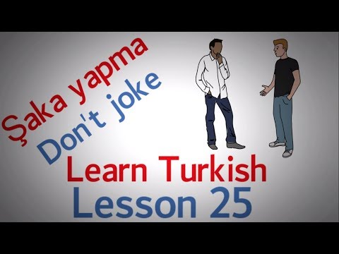 Learn Turkish Lesson 25 - Conversation Phrases (Part 5)