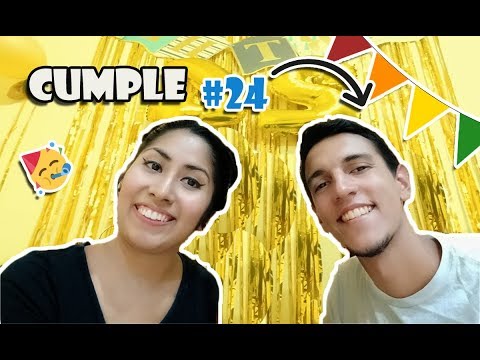 Cumpleaños SORPRESA para mi esposo🎉 #24: *su primer cumpleaños en Perú* | Andres y Alicia 🖤