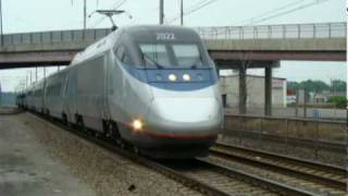 preview picture of video 'Amtrak on NEC @ Aberdeen Station'