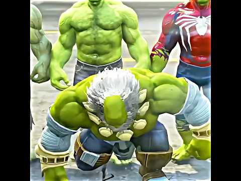 HULK VS THANOS -TEAM BATTLE 👋 #anime #shorts #gta5 #gaming #viral #goku