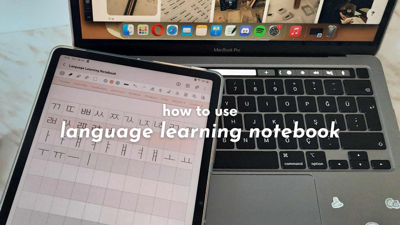 How to use the Language Learning Notebook? ✏️ Language Learning Digital Note-Taking & Planning