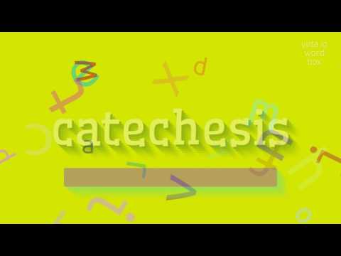 How to say "catechesis"! (High Quality Voices)