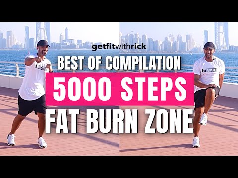 5000 Steps Workout At Home |  Fat Burn Walk | 2 Mile Walk