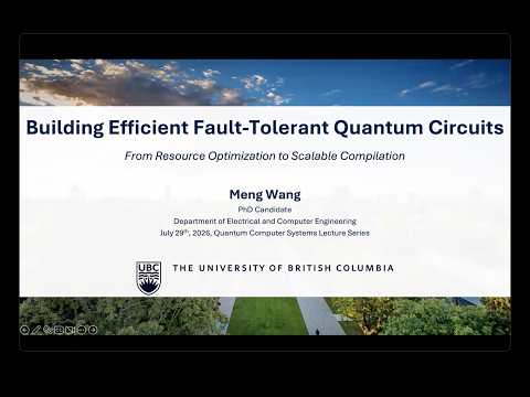 80 | Building Efficient Fault-Tolerant Quantum Circuits: From Resource Optimization to Scalable Compilation
