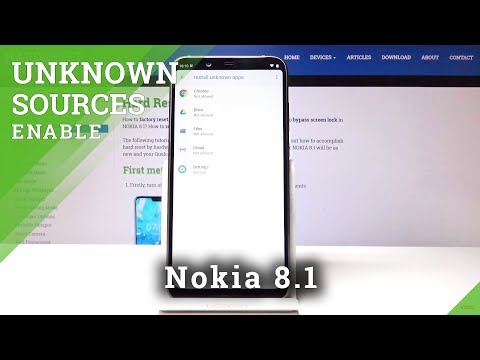 How to Enable Unknown Sources in Nokia 8.1 - Installation Apps from Unknown Sources
