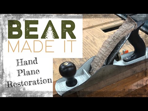 80 years old! Restored Stanley No 5 Type 16 Hand Plane