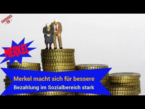 merkel | politik aktuell neue: Merkel macht sich für bessere Bezahlung im Sozialbereich stark