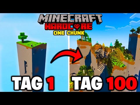 Ich überlebe 100 TAGE MINECRAFT auf einer WACHSENDEN WELT!