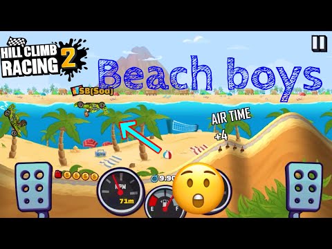 The world top record in Beach boys with formula Hill climb racing 2