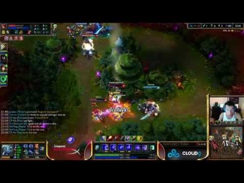 C9 Hai Fizz vs Ahri [Challenger Ranked solo queue Mid]
