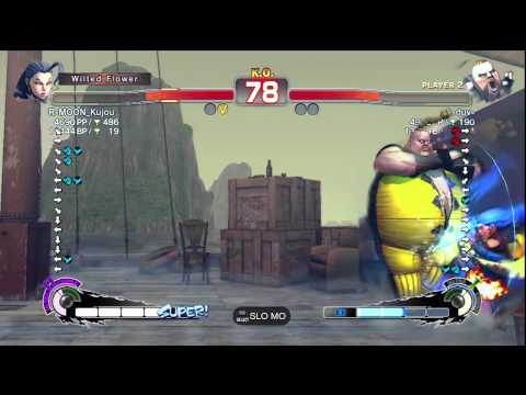 R-MOON_Kujou [Rose] vs. k-duv- [Rufus] | SSF4 Arcade Edition