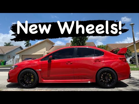 New Wheels Enkei TS-10's on a STI! (2019 WRX STI)