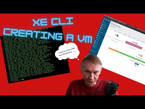 XCP-ng xe CLI creating a VM
