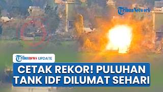 Hizbullah Cetak Rekor Baru! Gempur Tentara Israel 94 Kali Sehari, Puluhan Tank Remuk di Semua Lini