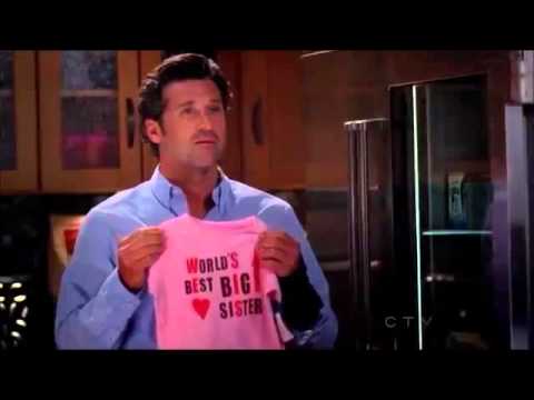 Grey's Anatomy 9x07 Meredith tells Derek she's pregnant !!!