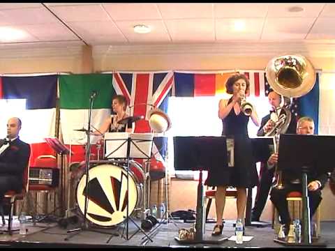 Charleston Chasers playing at Whitley Bay