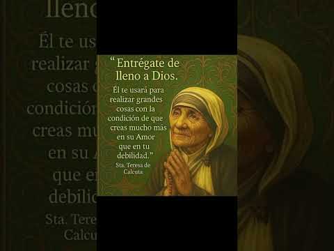 Santa Teresa de Calcuta #love #like #live #music #motivation #fe #amor #god #dios