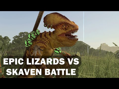 EPIC Lizards vs Skaven Battle - Total War Warhammer 2