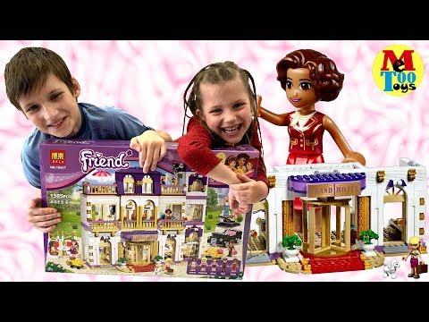 Конструктор BELA Friends - Гранд отель Хартлейк Сити. Распаковка Сборка