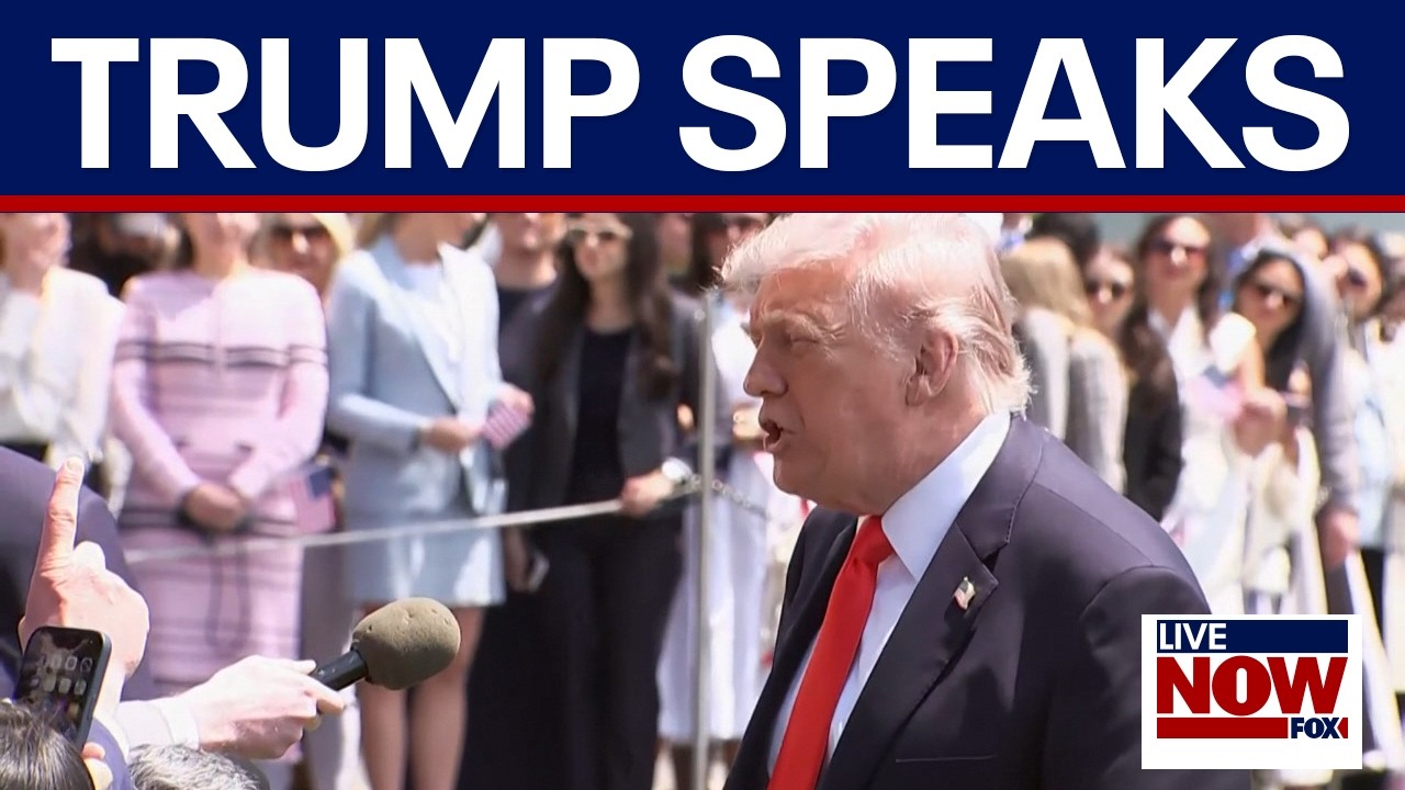 Trump speaks on raising tariffs on cars, Spirit Airlines, Iran war & more
