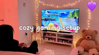 My Cozy Gaming Setup 2022  Nintendo Switch PS5 Net