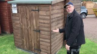 How to fix a shed with a sagging door in 2 minutes.