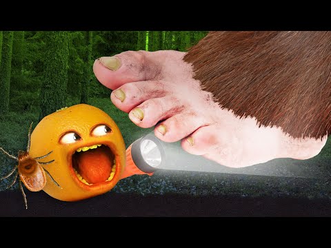 惱人的橙色--大腳怪的蹤跡! (Annoying Orange - Bigfoot Sighting!)