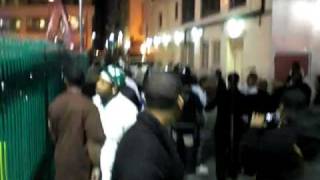 Bishop lamont beating up XO at jim jones concert