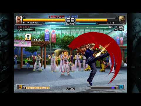 KOF 2002 UM Omega rugal 100% 5 bar combo