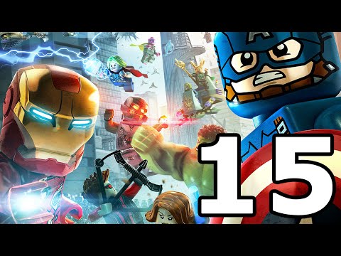 Lego Marvel's Avengers Walkthrough Part 15 - No Commentary Playthrough (PS4)