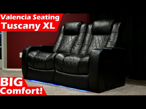 Tuscany XL Valencia Theater Seating Review | BIG Home Theater Seats for BIG Comfort!