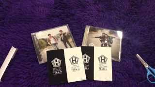 UNBOXING, TEAM H - TAKE ME ( single albums Japanese FC versions )