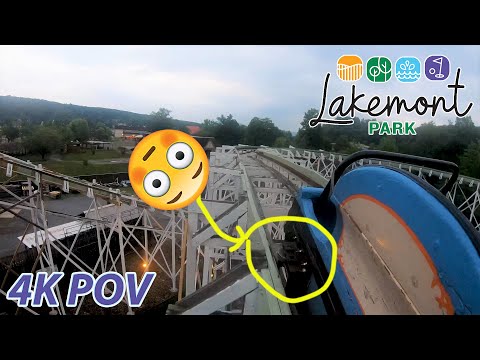 Coaster Jumps the TRACK! Leap The Dips | 4K POV Backseat | Lakemont Park | August 2020