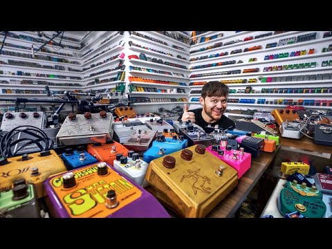 The Largest Guitar Pedal Collection