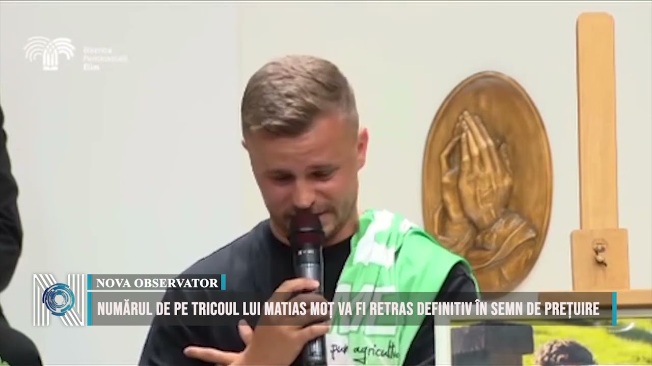 Numărul de pe tricoul lui Matias Moț va fi retras definitiv în semn de prețuire