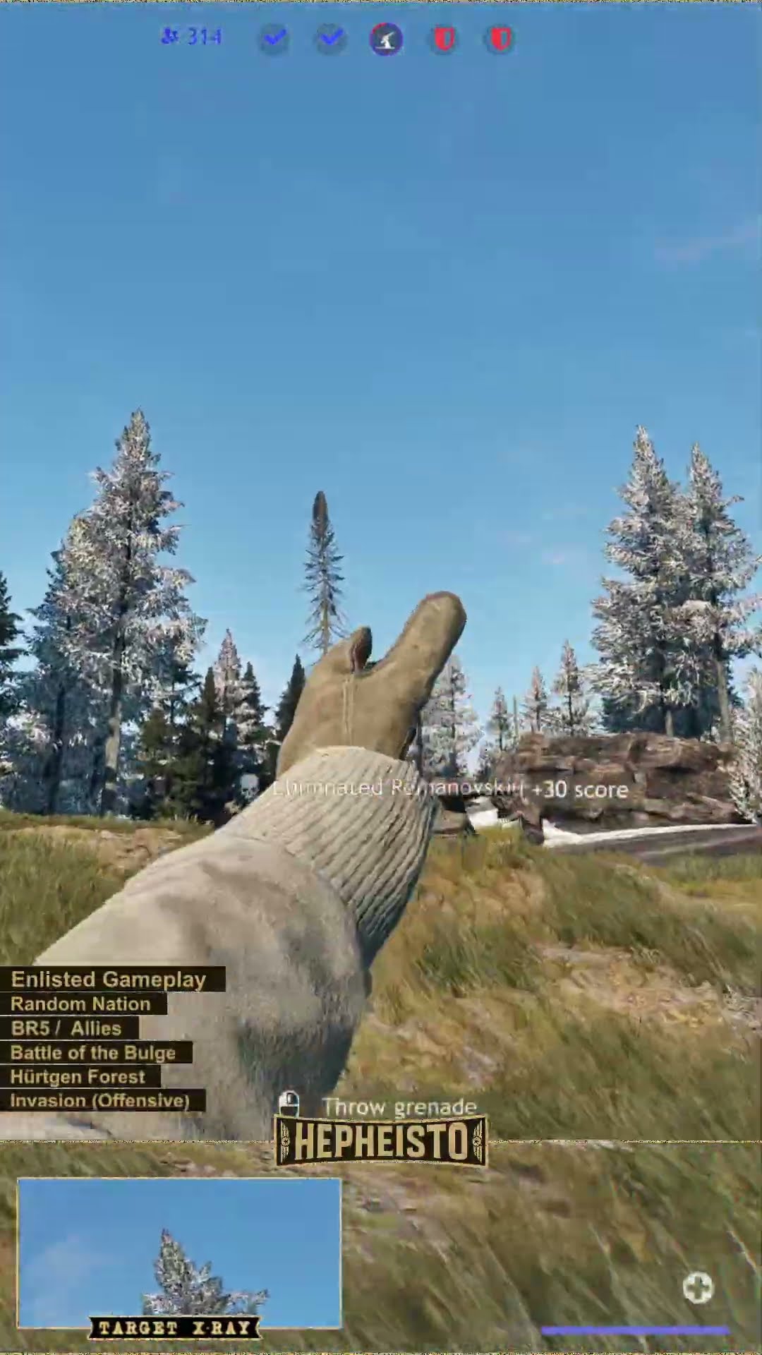 Flamethrooper eliminates Panzer Tiger II (H) With RPzB 43 Ofenrohr