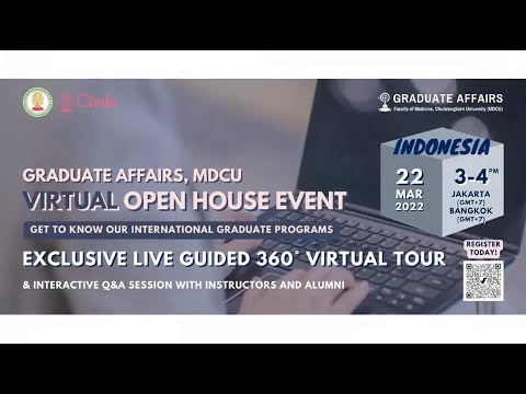 Virtual open house, Graduate Affairs MDCU 22-03-2022