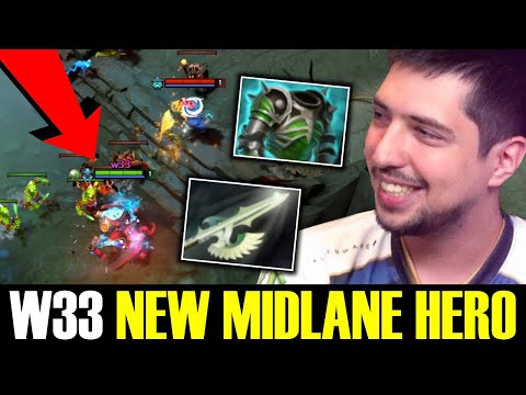 W33 NEW MIDLANE HERO..!! Spirit Breaker Midlane Non-Stop Roaming by W33 7.25 | Dota 2