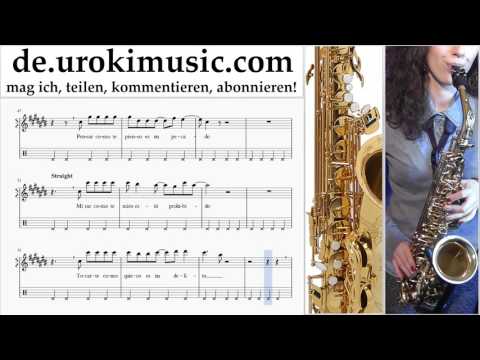 Saxophonunterricht (Alt) Prince Royce - Darte un Beso Teil#2 um-995