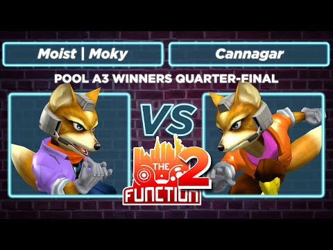 The Function 2: Cannagar (Red) vs Moist | Moky (Blue) - Pool A3 Winners Quarter-Final SSBM