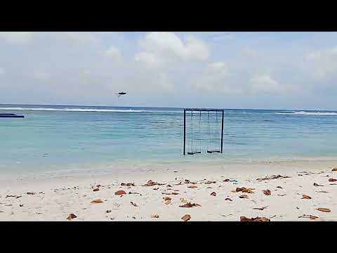 Maldives:  Hulumale beach side...