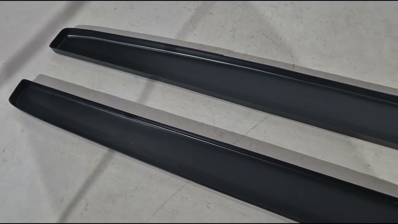 Боковые Пороги DPT V-1 (Черный Глянец) Video 1