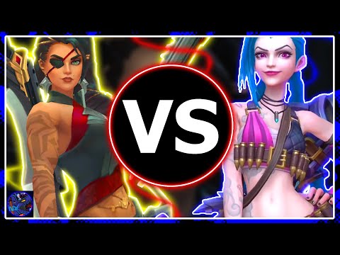 Samira Vs JINX! How The New League Of Legends Marksman Stacks Up Against The Best ADC In Showmanship