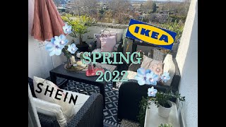IKEA BALKON MAKEOVER FRÜHLING 2022 MINI BALKON DIY