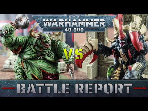 Warhammer 40k Battle Report:Tyranids Vs Chaos 2000 pts