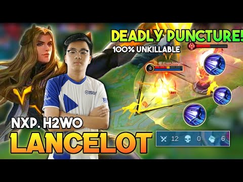 UNKILLABLE! Lancelot SwordMaster Deadly Pucture | Lancelot Gameplay By H2WO | Mobile Legends✓