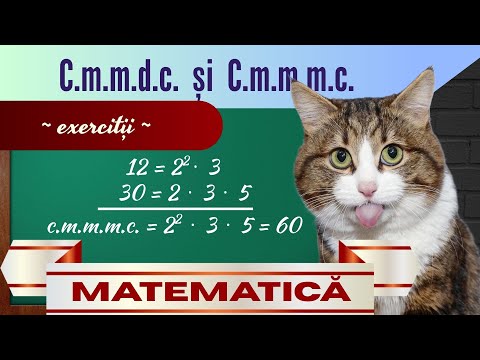 C.M.M.D.C. și C.M.M.M.C - Exerciții ilustrate VIZUAL | Clasa a 5-a